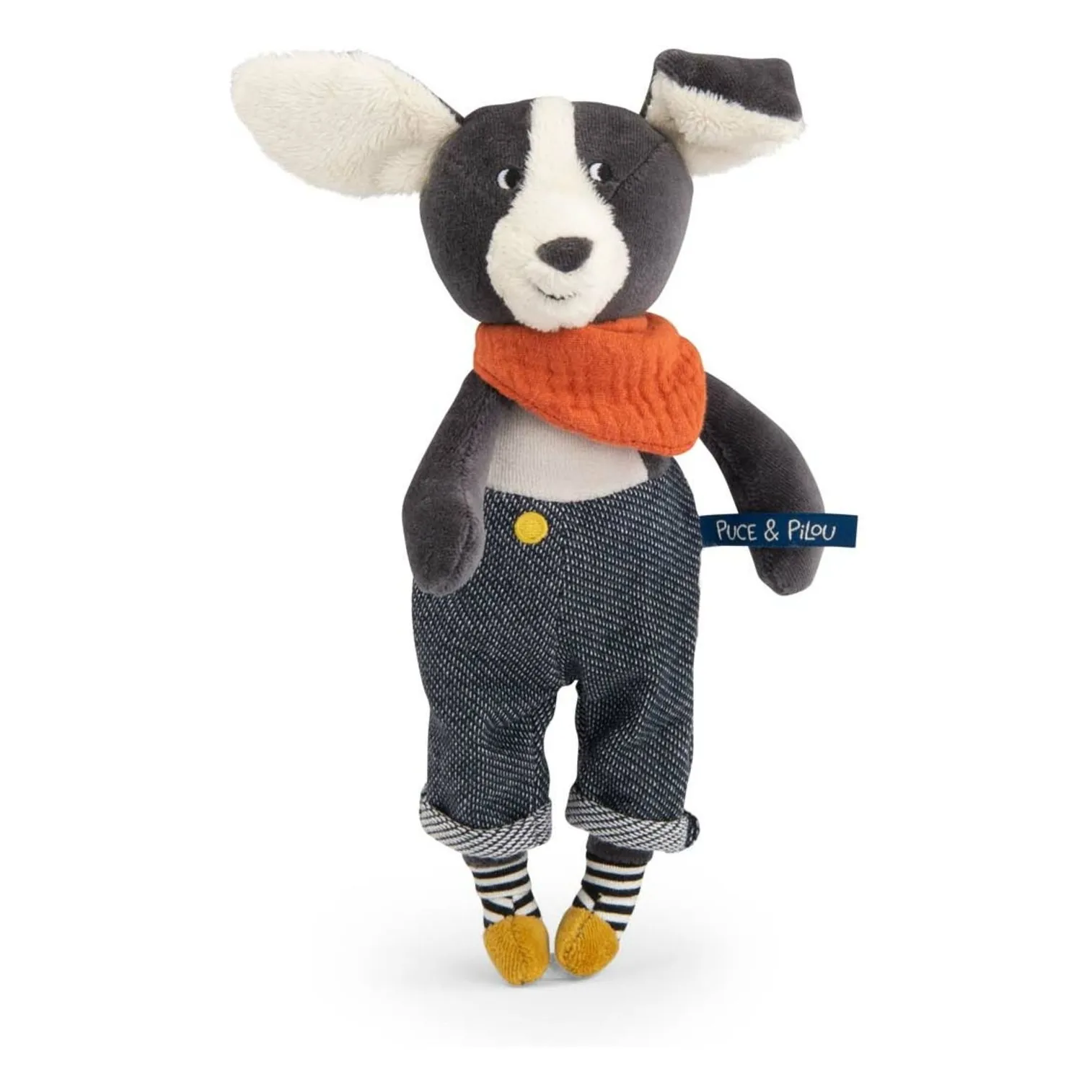 Moulin Roty Charcoal Grey Flea Plush