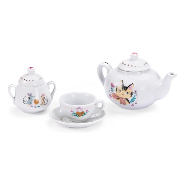 Les Parisiennes tea set suitcase