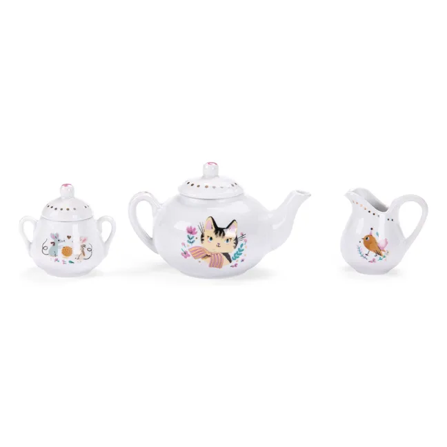 Les Parisiennes tea set suitcase
