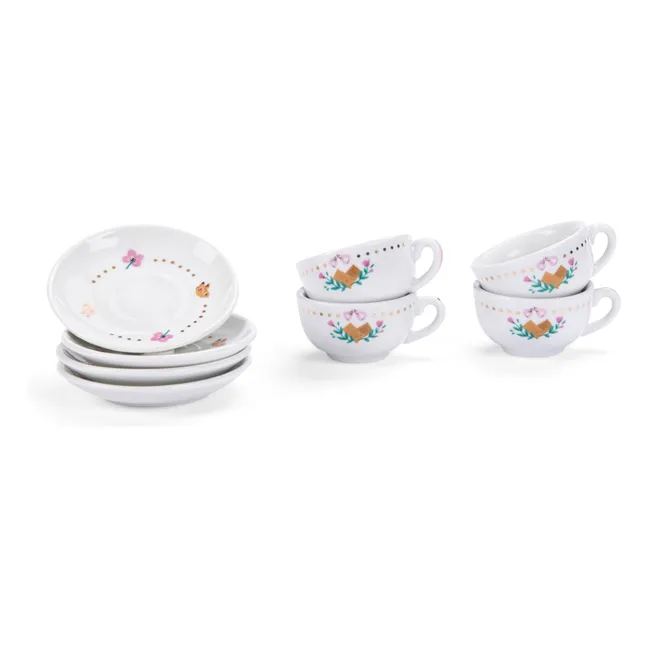 Les Parisiennes tea set suitcase