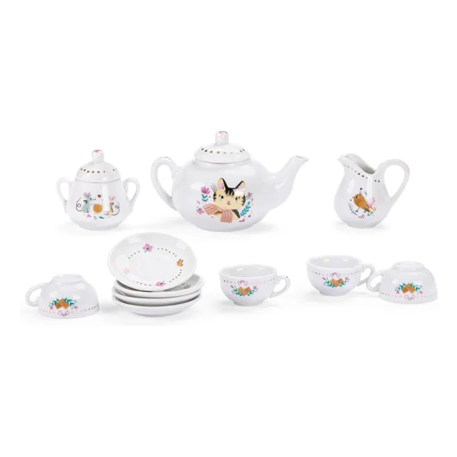 Les Parisiennes tea set suitcase