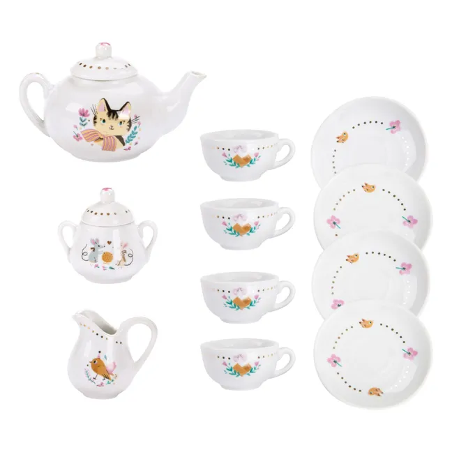 Les Parisiennes tea set suitcase
