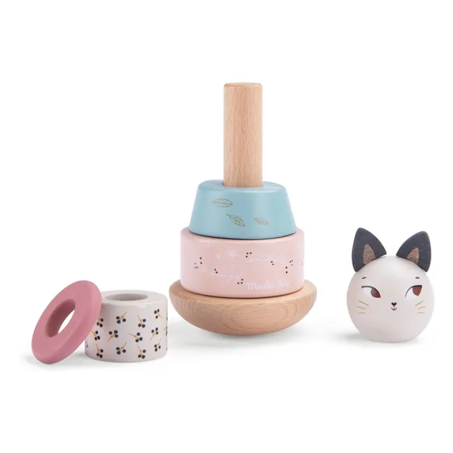 Stackable cat Après la Pluie | Ecru