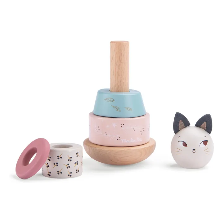 Chat empilable Après la Pluie | Ecru- Image produit n°2
