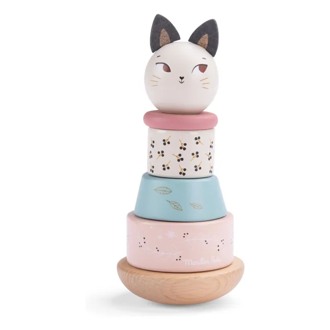 Stackable cat Après la Pluie | Ecru