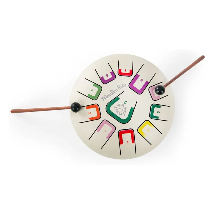 Tambour à languettes  Après la pluie | Ecru- Image produit n°0