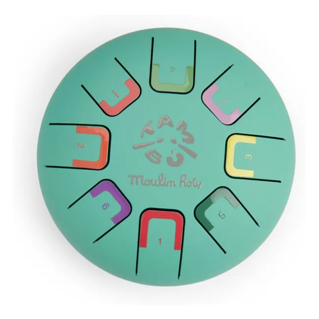 Dans la Jungle tambor pull-tab | Verde