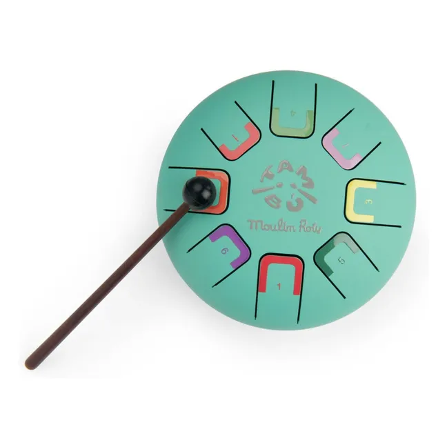 Dans la Jungle tambor pull-tab | Verde