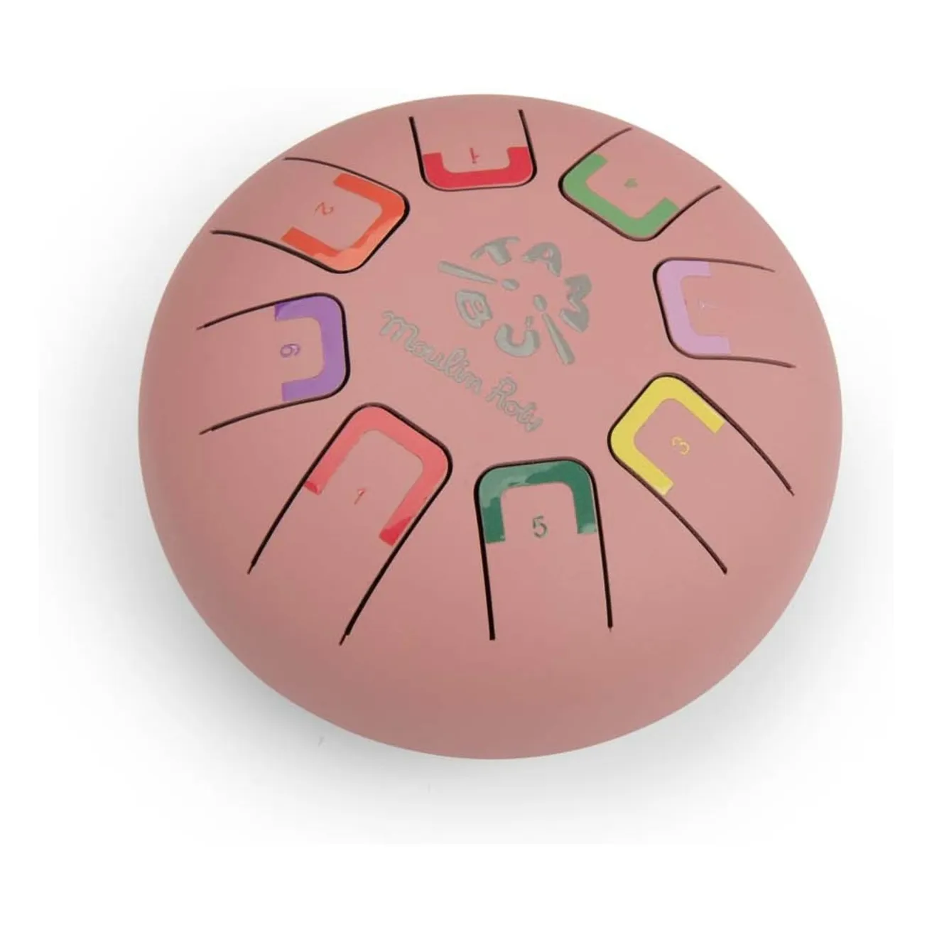 Tambour à languettes  Après la pluie | Rose pêche- Image produit n°2