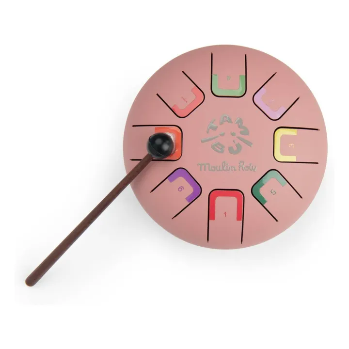 Tambour à languettes  Après la pluie | Rose pêche- Image produit n°0