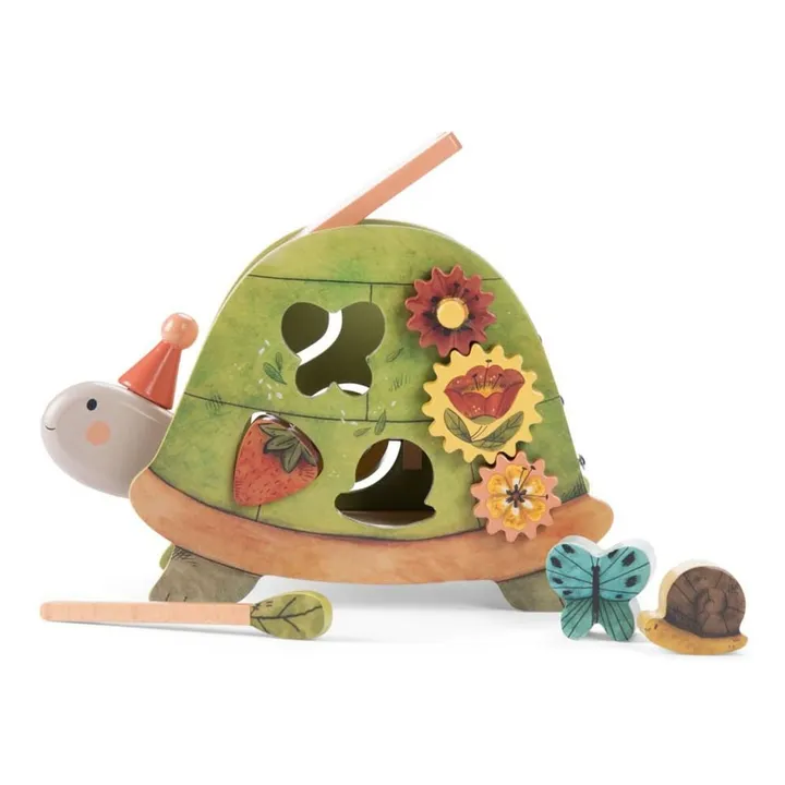 Tortue à forme Trois Petis Lapins | Vert- Image produit n°8