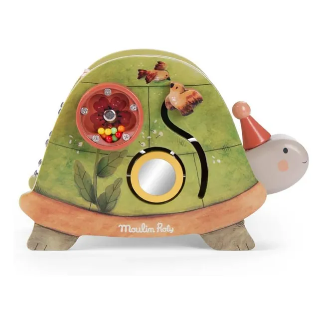 Three Little Rabbits shaped turtle | Green