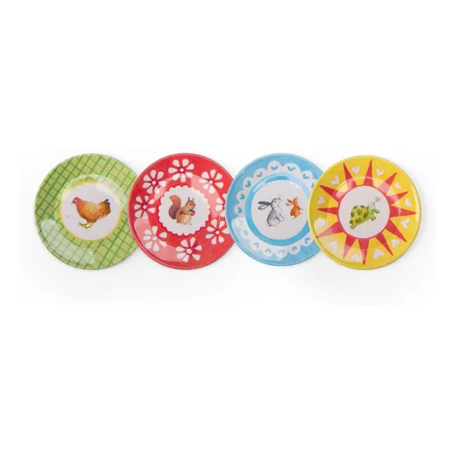 La Grande Famille metal tea case
