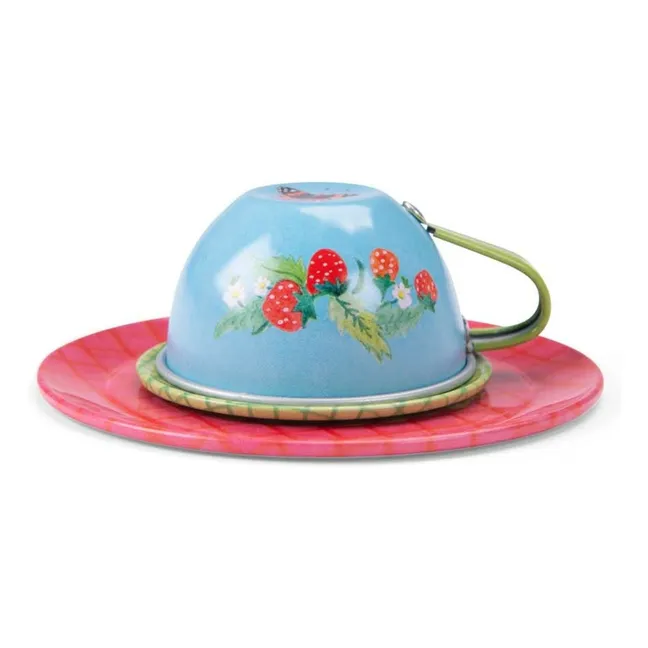 La Grande Famille metal tea case