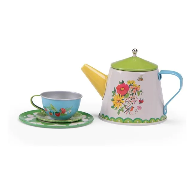 La Grande Famille metal tea case
