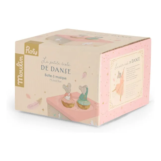 Caja de música Little Dance School | Rosa