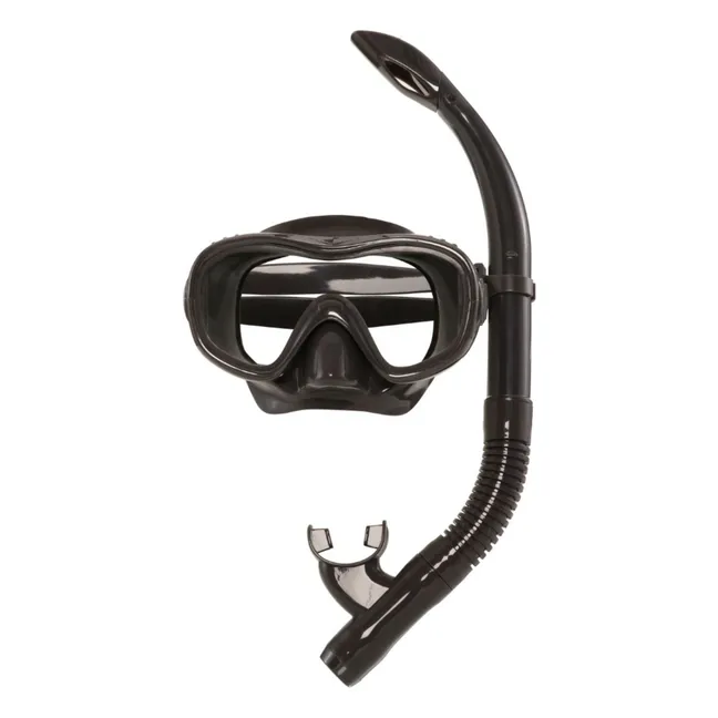 Masque de natation et tuba Ariel | Noir