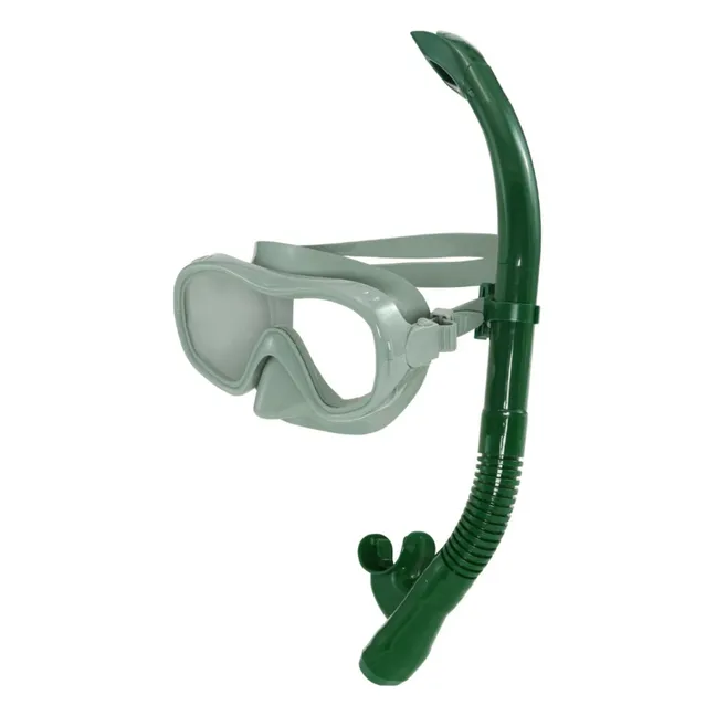 Masque de natation et tuba Ariel | Vert
