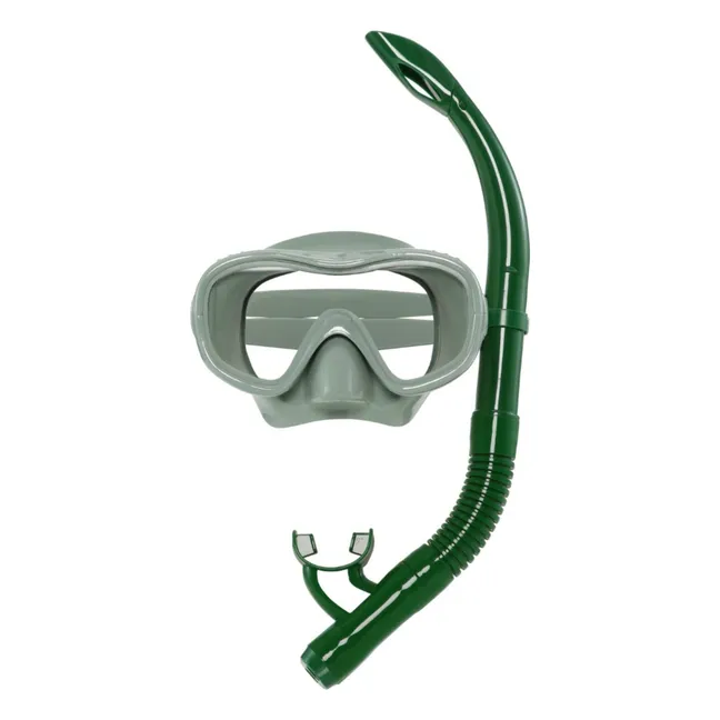 Masque de natation et tuba Ariel | Vert