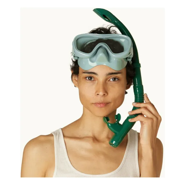 Masque de natation et tuba Ariel | Vert