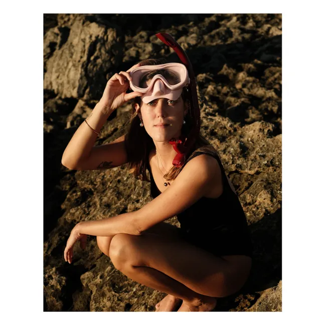 Masque de natation et tuba Ariel | Rose