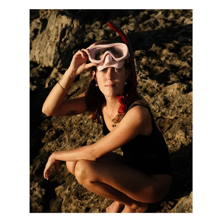 Maschera e boccaglio Ariel | Rosa- Immagine del prodotto n°1