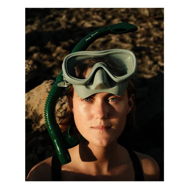 Masque de natation et tuba Ariel | Vert