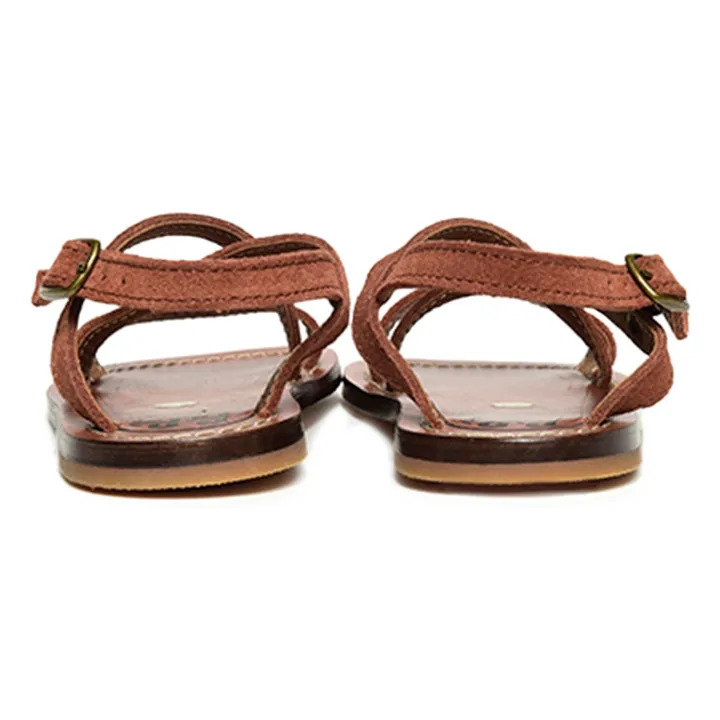 Sandales Lanières Croisées | Marron- Image produit n°2