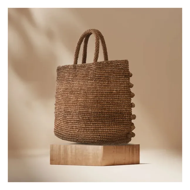 Sac Nemena Raphia | Sable