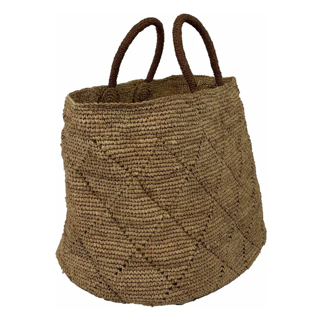 Cabas Bururi Raphia | Sandfarben