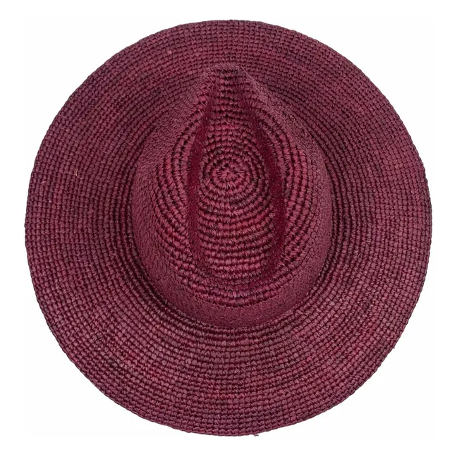 Chapeau Capria Raphia | Lie de vin