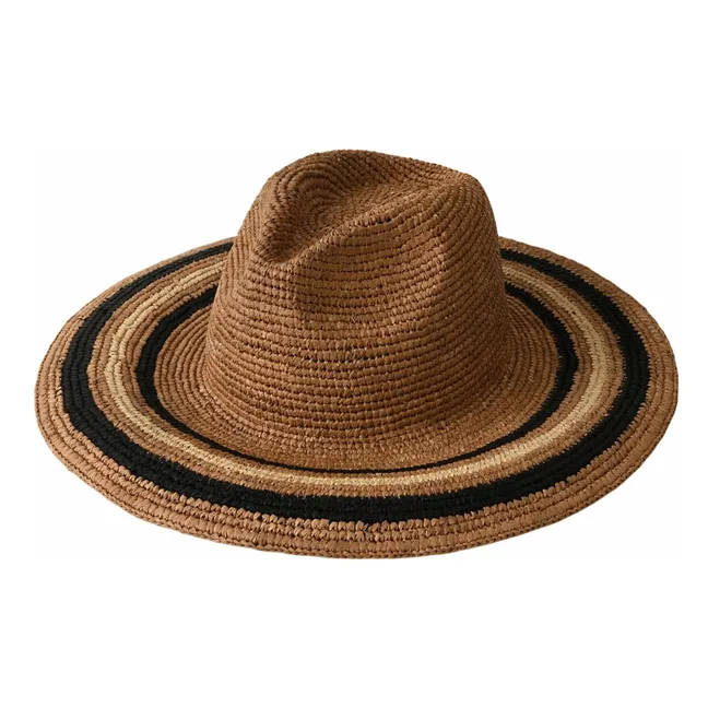 Sombrero de Barbara Raphia | Negro
