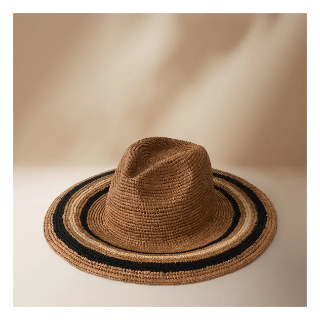 Sombrero de Barbara Raphia | Negro
