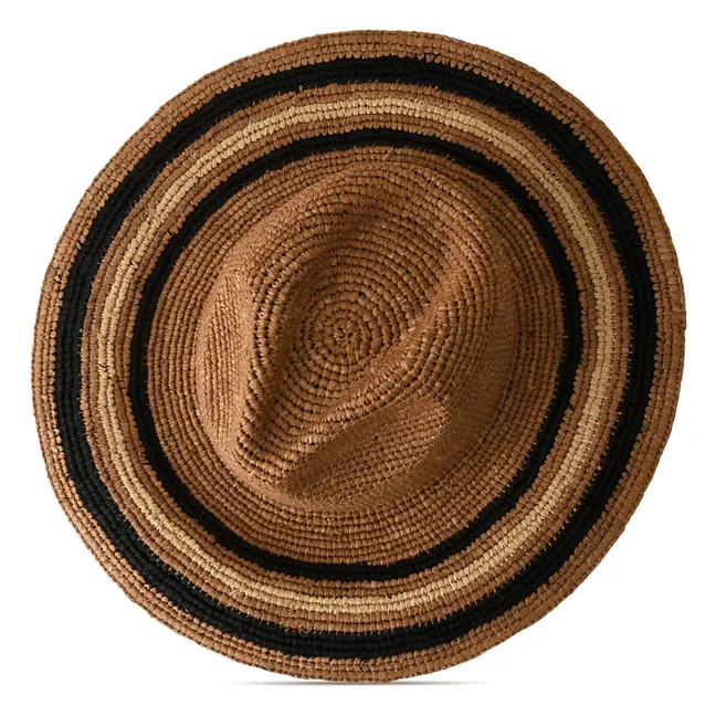 Sombrero de Barbara Raphia | Negro