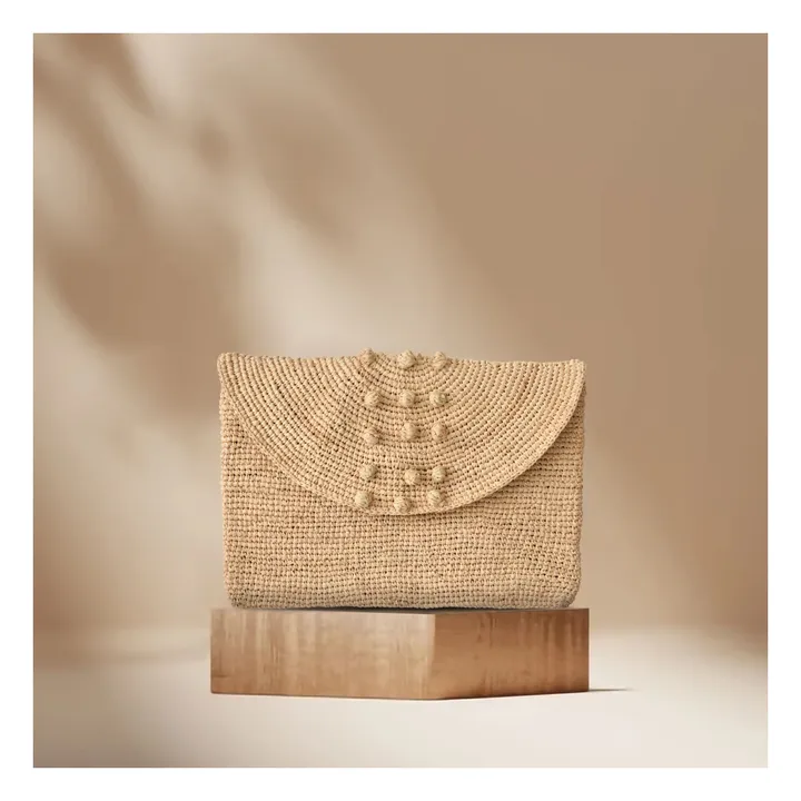 Bolso de mano Nai Raphia | Natural- Imagen del producto n°2