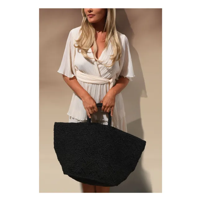 Cabas Toabi Raphia | Noir