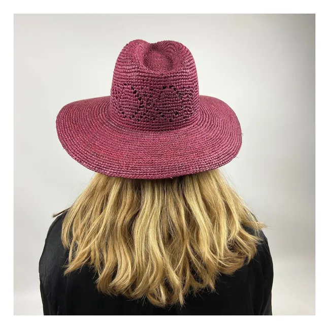 Chapeau Capria Raphia | Lie de vin