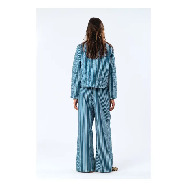 Pantalon Liam Rayures | Bleu