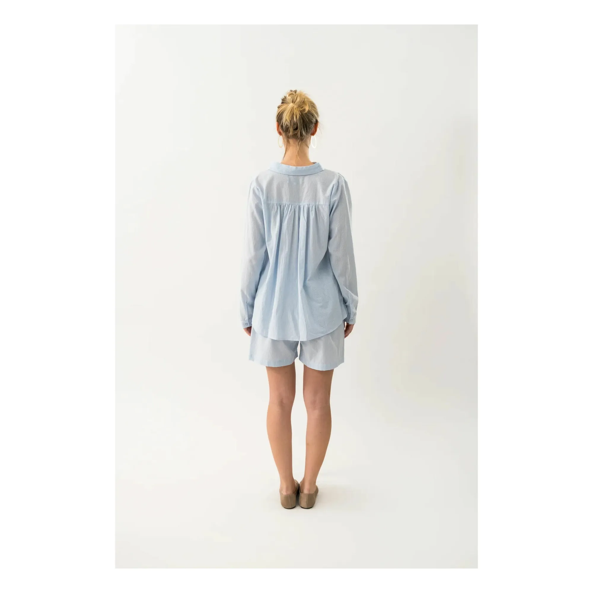 Blouse Lari | Bleu Clair- Image produit n°4