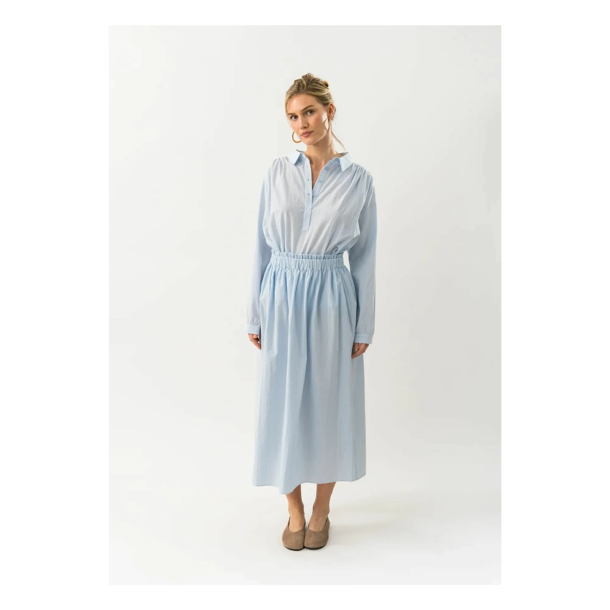Blouse Lari | Bleu Clair- Image produit n°1