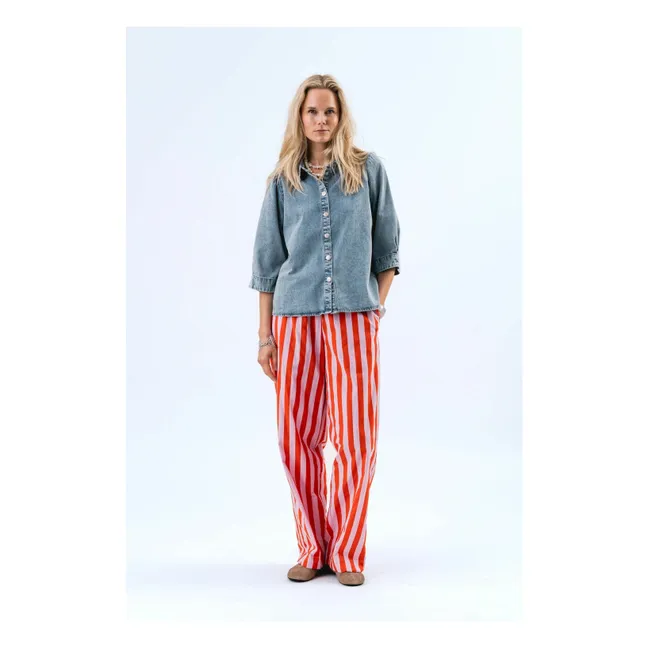 Camicia Bono Denim | Washed Blue