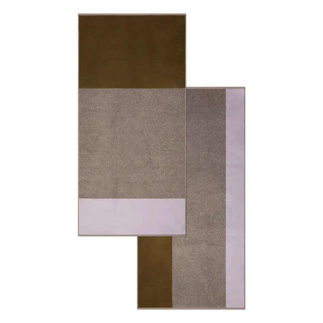 Draps de bain, Lex Pott - Set de 2 | Vert