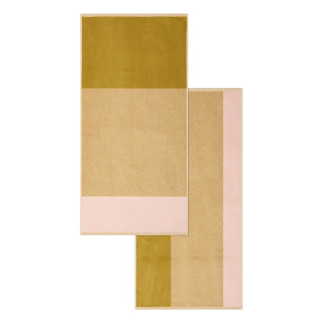 Serviettes de toilette, Lex Pott - Set de 2 | Olive