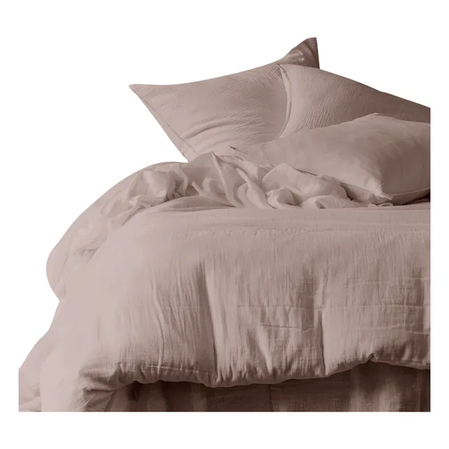 Dili pillowcase in cotton voile | Powder pink