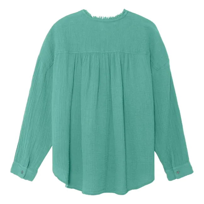 Blouse Reagan Gaze de Coton | Vert