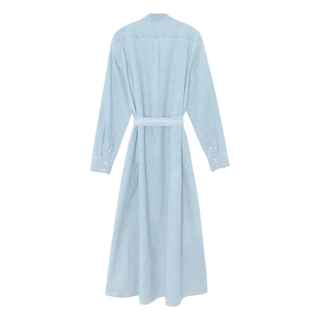 Robe Bowen Chambray | Bleu Clair