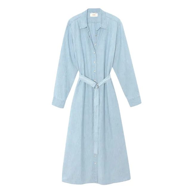 Robe Bowen Chambray | Bleu Clair