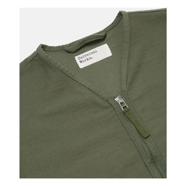 Liner Zip-Jacke | Grünolive