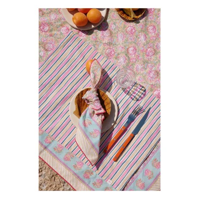 Carlitta placemats - Set of 2 | Fuchsia