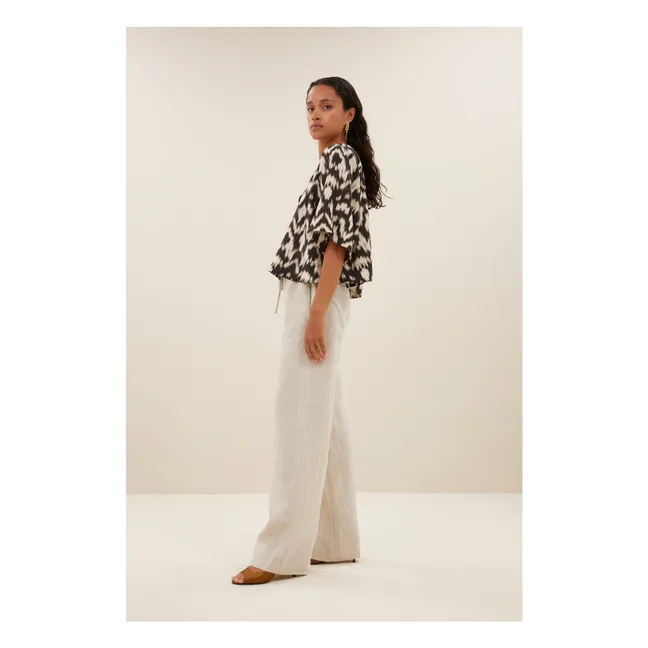 Pantalon Basil Lin | Ecru